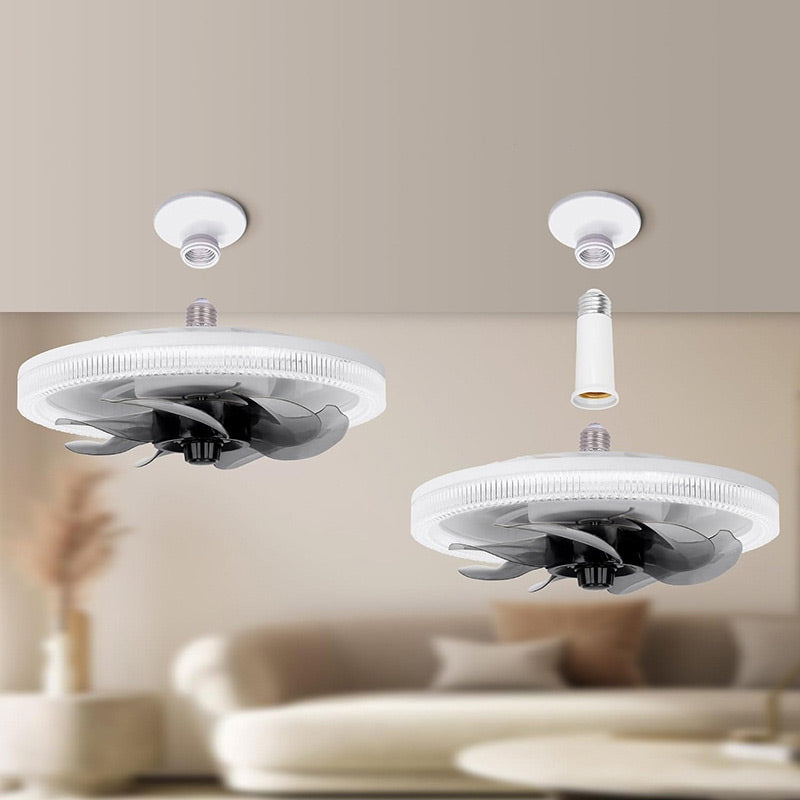 BreezeGlow – Mute Adjustable Fan Light