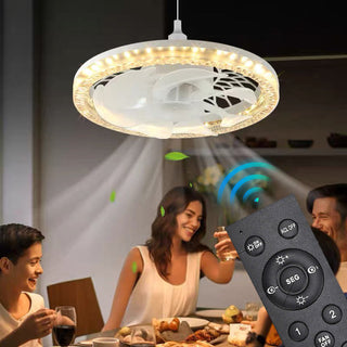 BreezeGlow – Mute Adjustable Fan Light
