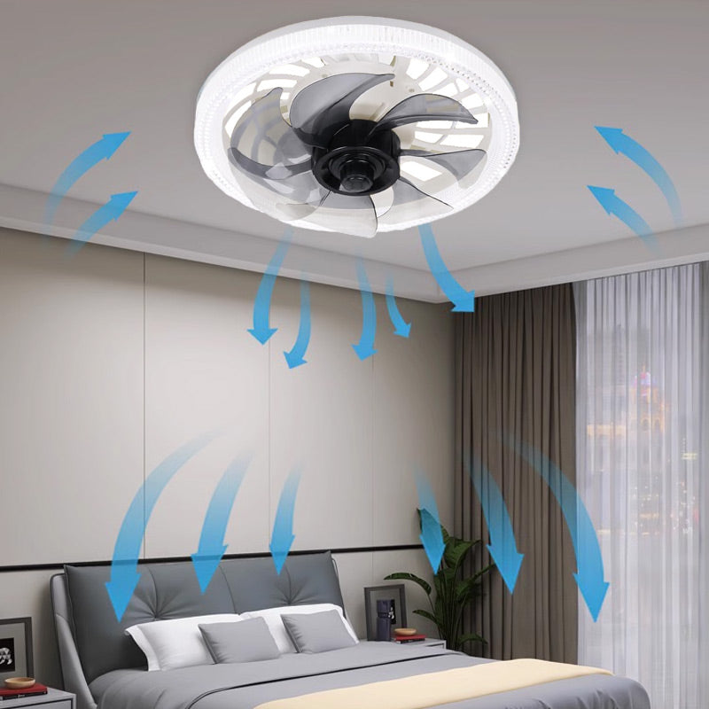 BreezeGlow – Mute Adjustable Fan Light