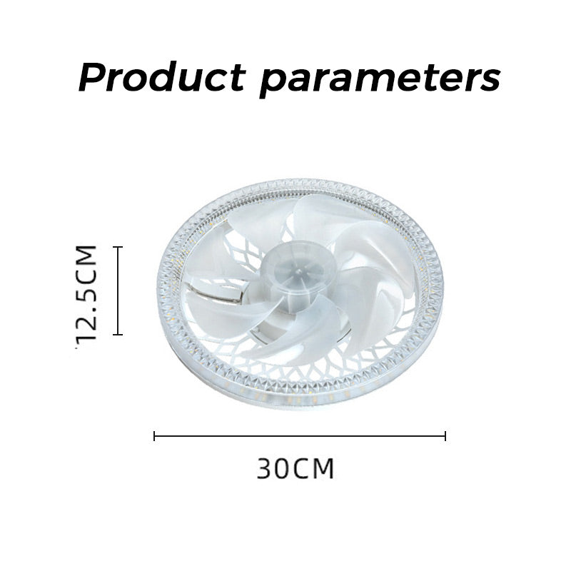 BreezeGlow – Mute Adjustable Fan Light