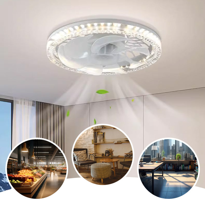 BreezeGlow – Mute Adjustable Fan Light