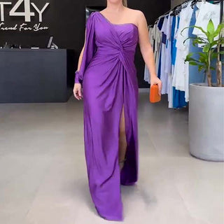 Ophelia - Versatile Formal One-Shoulder Dress