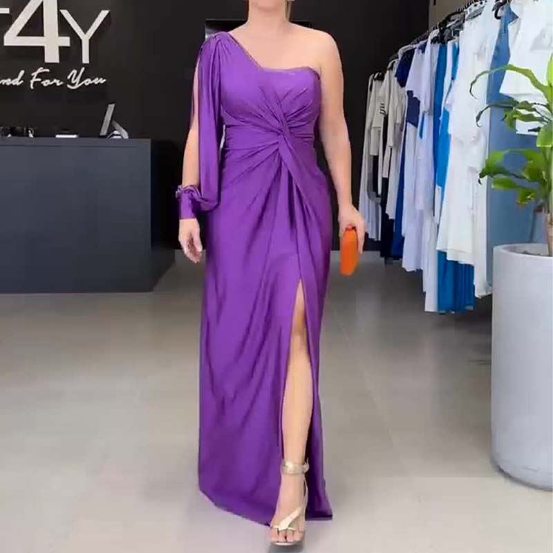 Ophelia - Versatile Formal One-Shoulder Dress