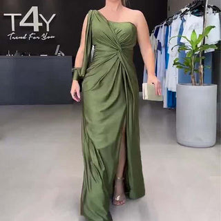 Ophelia - Versatile Formal One-Shoulder Dress