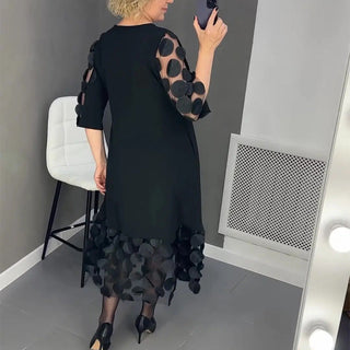 ISADORA - Flowy Midi Dress – Playful Dots, Timeless Style