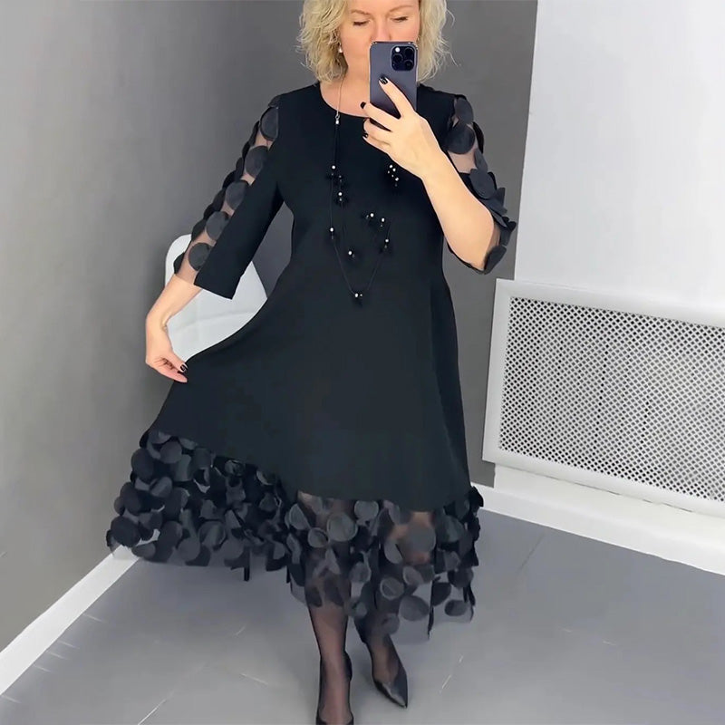 ISADORA - Flowy Midi Dress – Playful Dots, Timeless Style