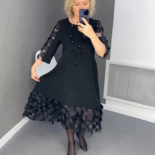 ISADORA - Flowy Midi Dress – Playful Dots, Timeless Style