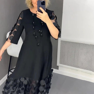 ISADORA - Flowy Midi Dress – Playful Dots, Timeless Style