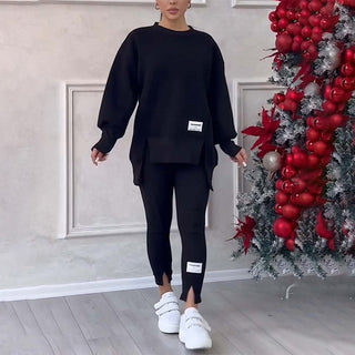 CASSIA - Cozy Yet Stylish Sweatshirt & Leggings Set