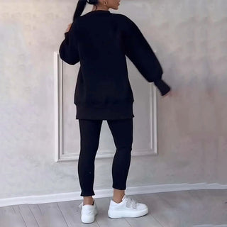CASSIA - Cozy Yet Stylish Sweatshirt & Leggings Set