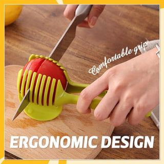 QuickSlice – Safe Grip Fruit & Vegetable Cutting Holder