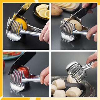 QuickSlice – Safe Grip Fruit & Vegetable Cutting Holder
