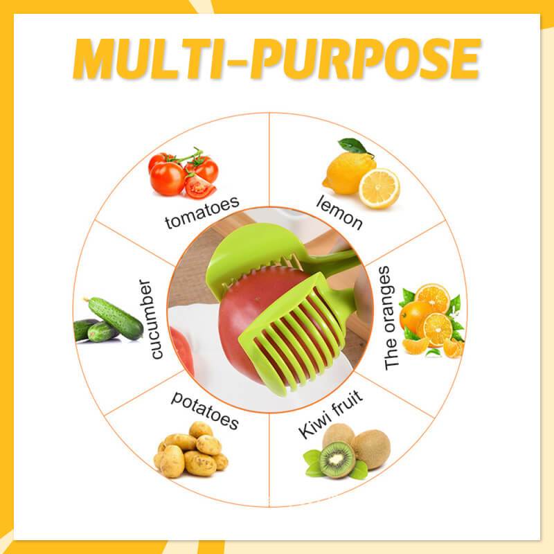 QuickSlice – Safe Grip Fruit & Vegetable Cutting Holder