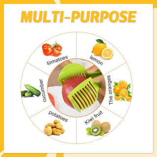 QuickSlice – Safe Grip Fruit & Vegetable Cutting Holder