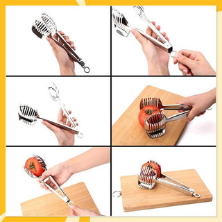 QuickSlice – Safe Grip Fruit & Vegetable Cutting Holder