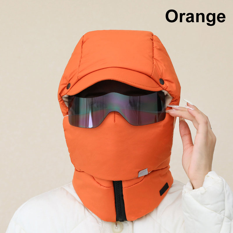 Windproof Full Cover Outdoor Riding Mask with Glasses