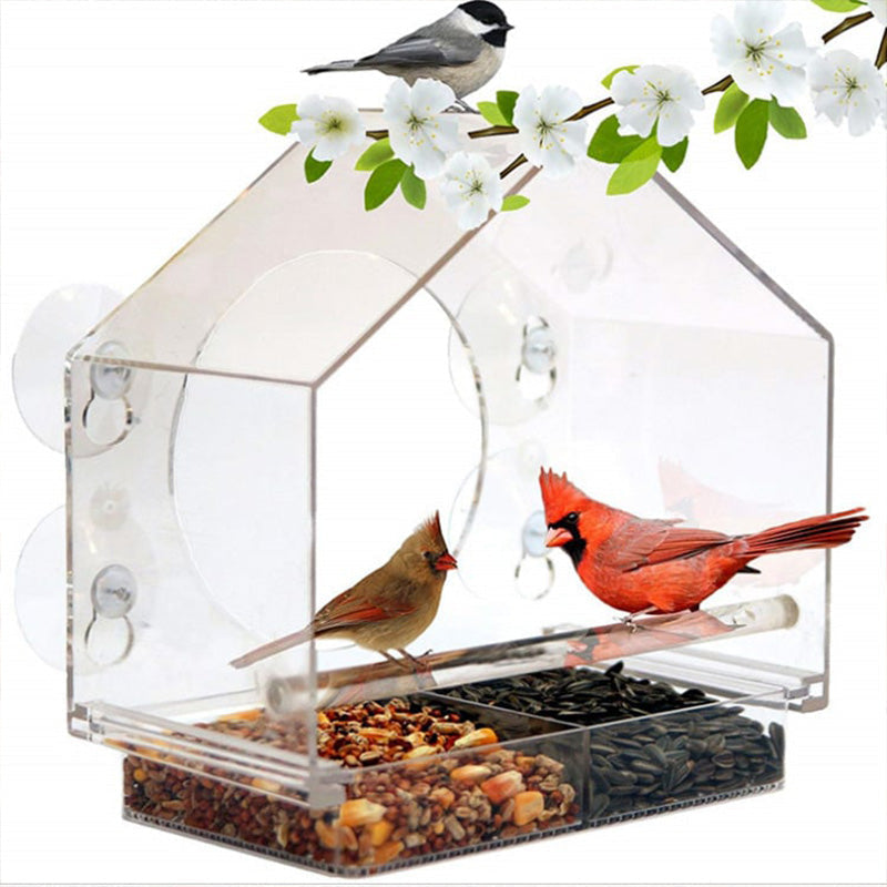 ClearView – Acrylic Window Bird Feeder
