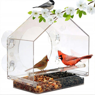 ClearView – Acrylic Window Bird Feeder