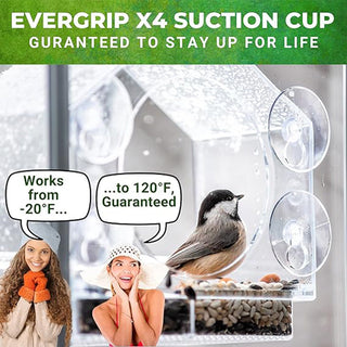 ClearView – Acrylic Window Bird Feeder