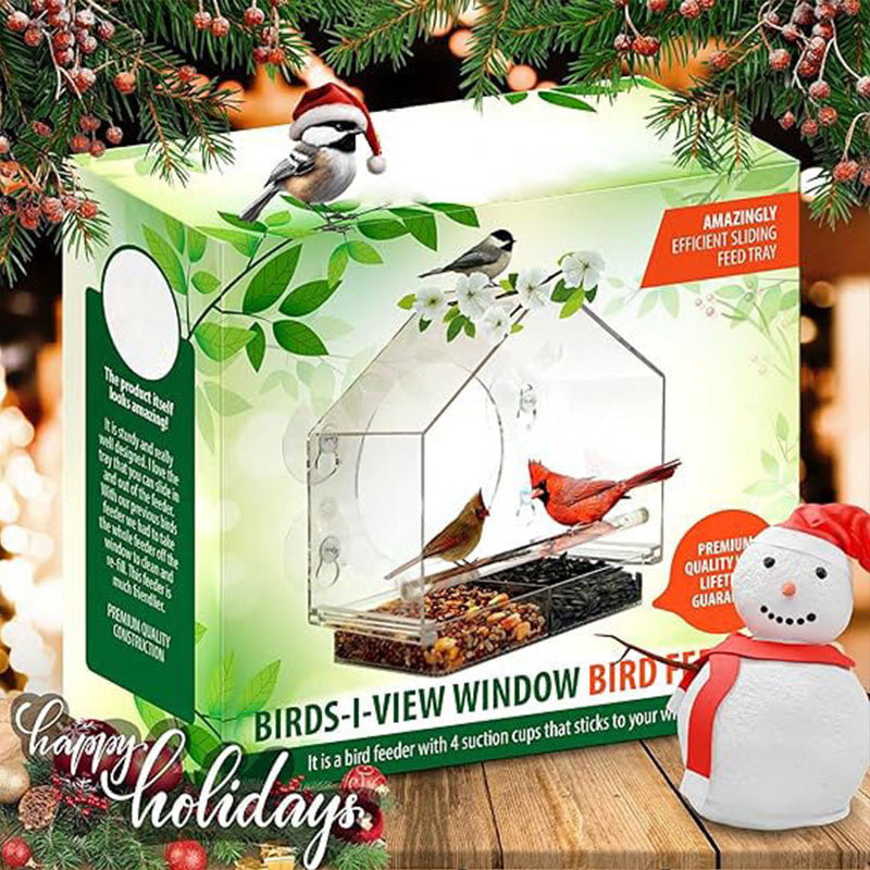 ClearView – Acrylic Window Bird Feeder