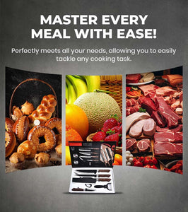 CrispEdge – 6-Piece Precision Kitchen Knife Collection