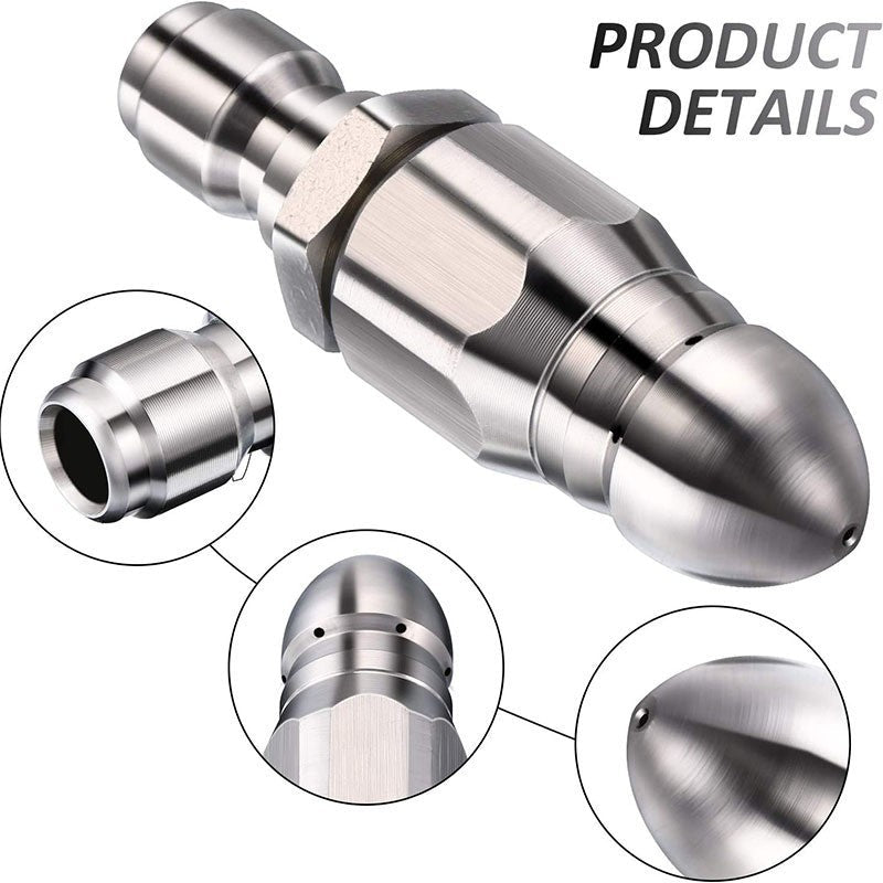 HydroRiptide - Deep-Force Pipe Clearing Nozzle