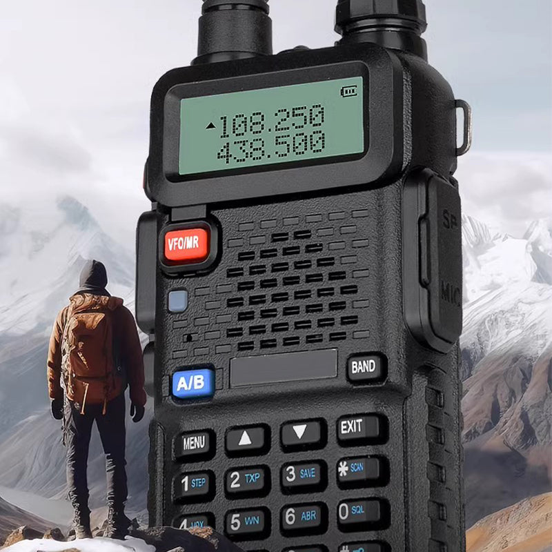 TrekTalk - Dual Band Powerful UV5R Walkie Talkie