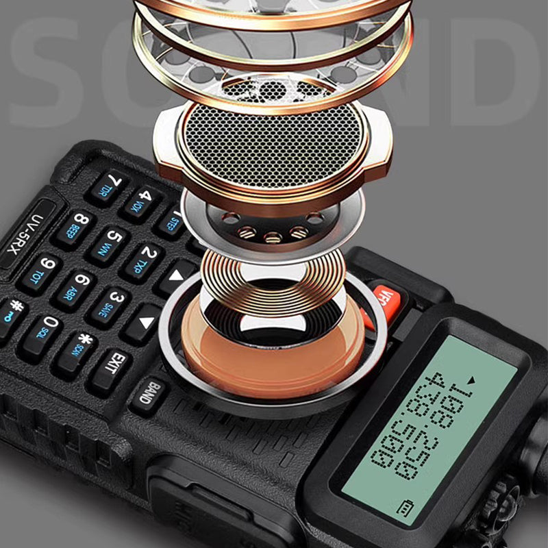 TrekTalk - Dual Band Powerful UV5R Walkie Talkie