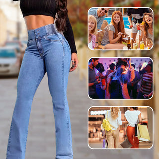 MILA - Elastic Slim-Fit Jeans – Chic Look, Effortless Wear
