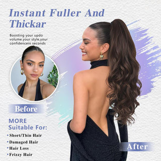 LunaLocks – Glamorous Wave Ponytail Extension