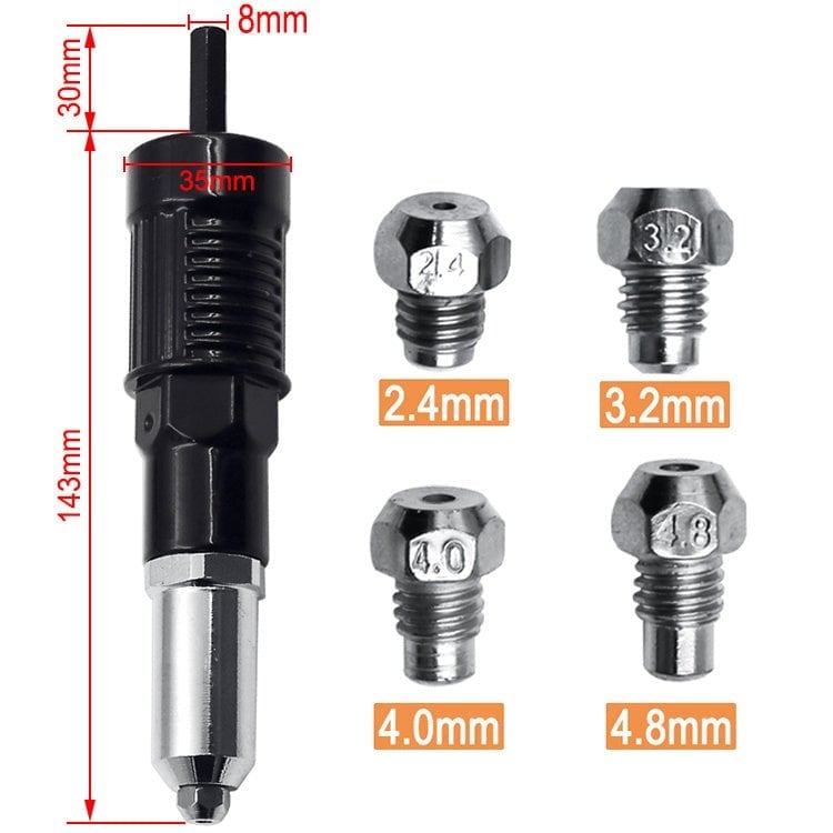 PowerRivet – Core-Pulling Drill Rivet Machine