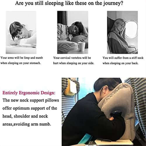 CloudRest - Inflatable Travel Pillow