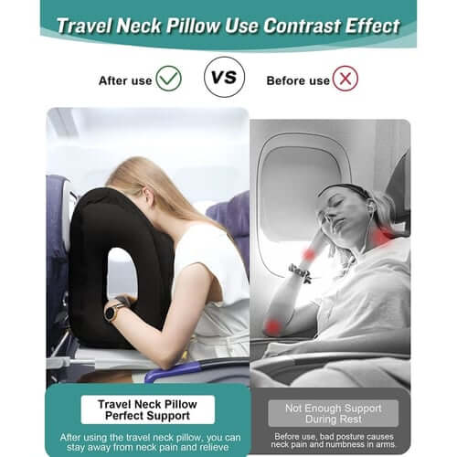 CloudRest - Inflatable Travel Pillow