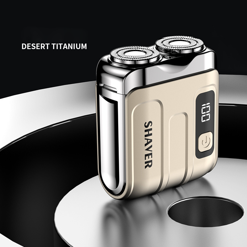 SmoothEdge – Compact Rotary Electric Shaver for Men