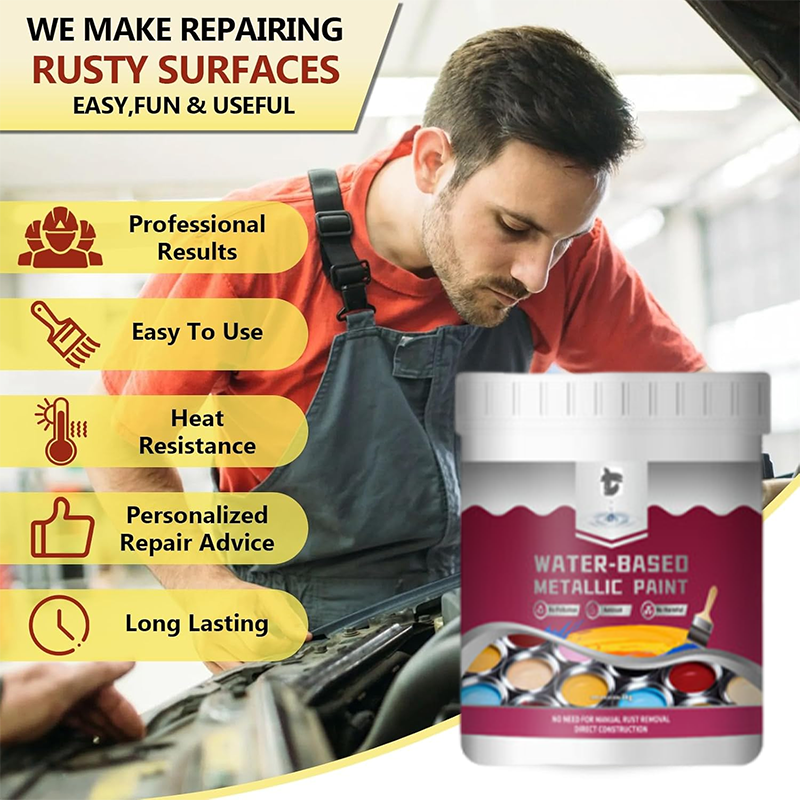 RustShield Pro – Metallic Rust Converter Paint