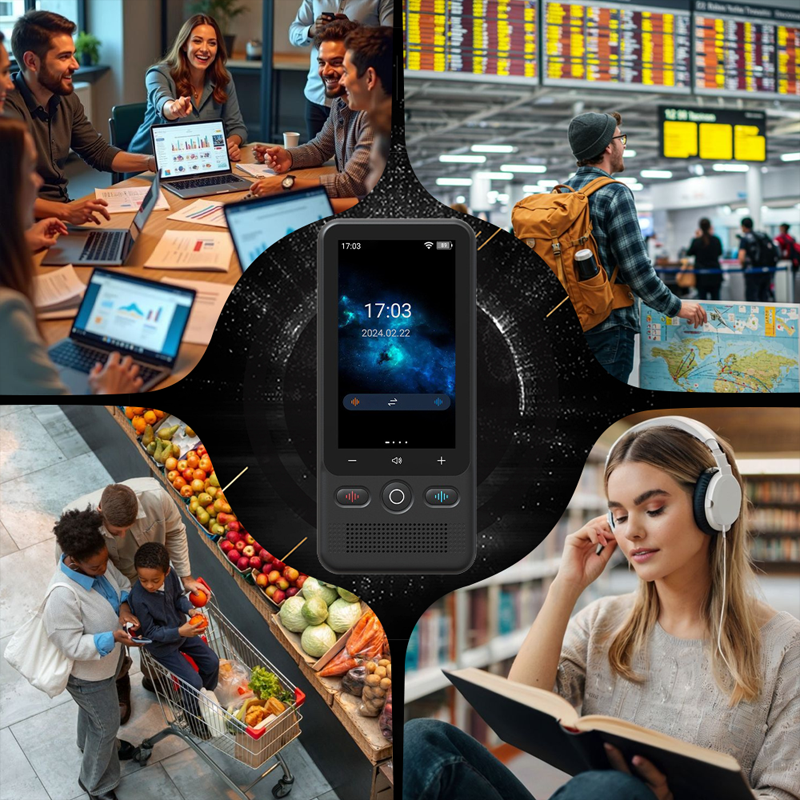 LinguaPro – AI Language Translator Device