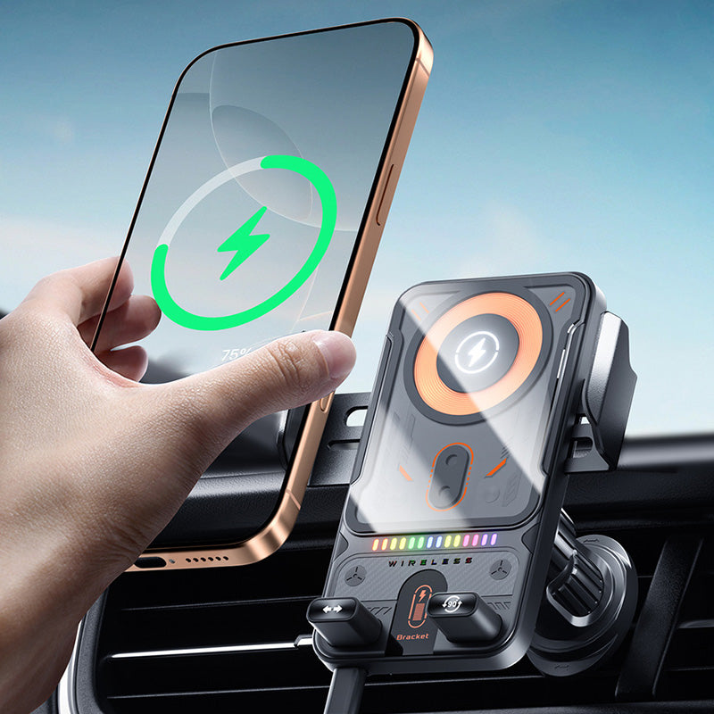 SnapCharge | 2-in-1 Rotating Car Phone Holder