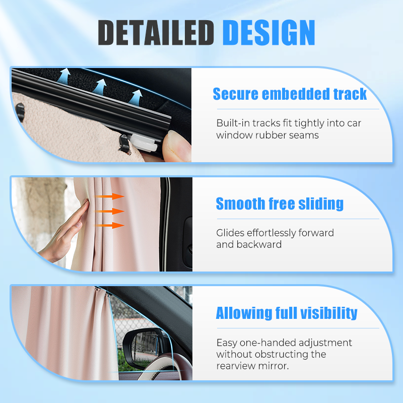 SunShield X – Sliding Car Window Sunshade
