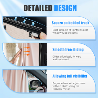 SunShield X – Sliding Car Window Sunshade
