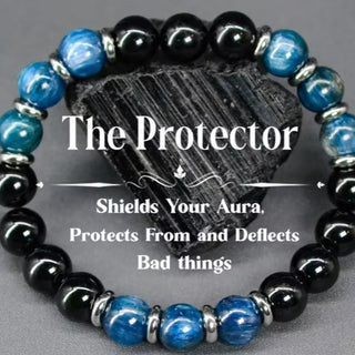StoneAura – Elegant Natural Stone Charm Bracelet