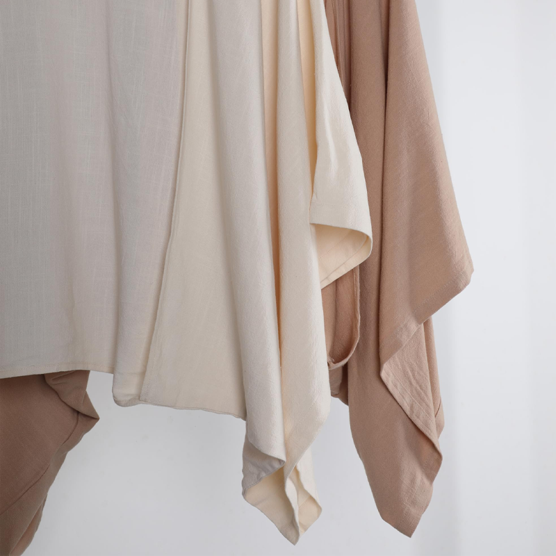 BellaVibe – Lightweight Linen Shrug with Loose Fit