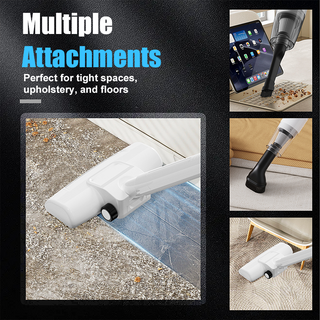 TurboSuction - 3-in-1 Cordless Vacuum – Deep Clean in Minutes
