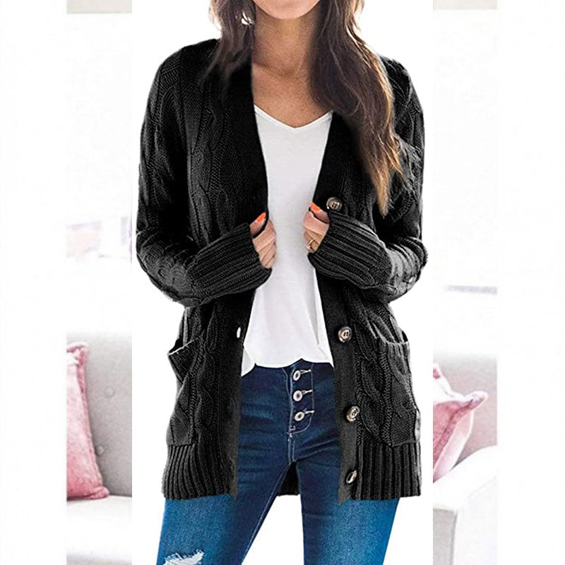 AutumnChic – Women’s Midi Length Knit Sweater