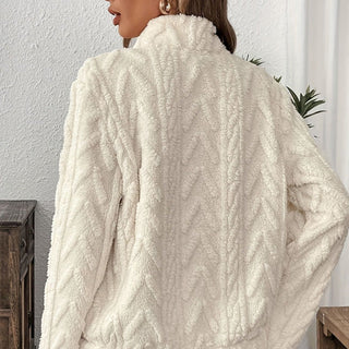LoungeLuxe – Comfy Cloud-Soft Half-Zip Sweatshirt