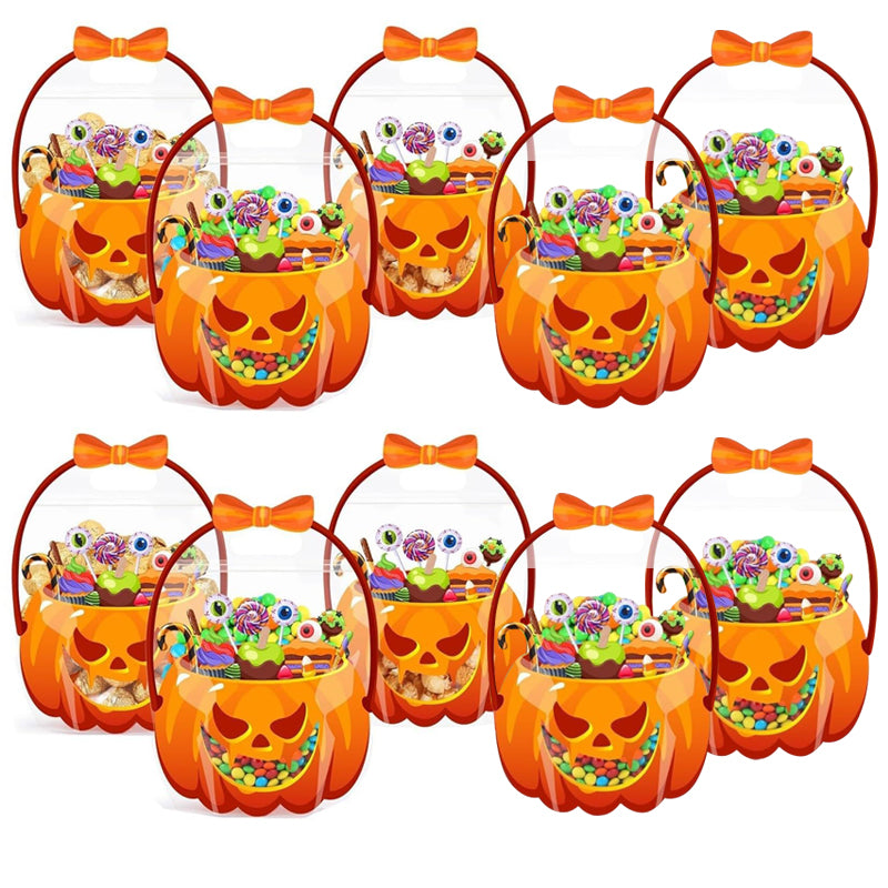 PumpkinJoy – Halloween Transparent Favor Bags