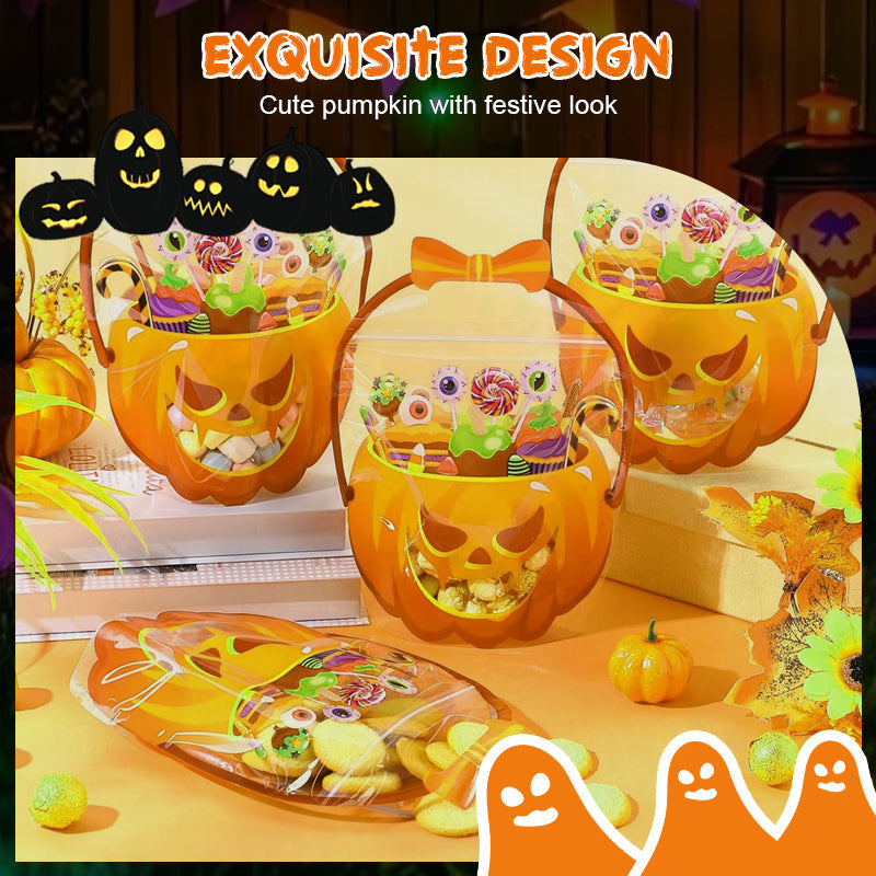 PumpkinJoy – Halloween Transparent Favor Bags