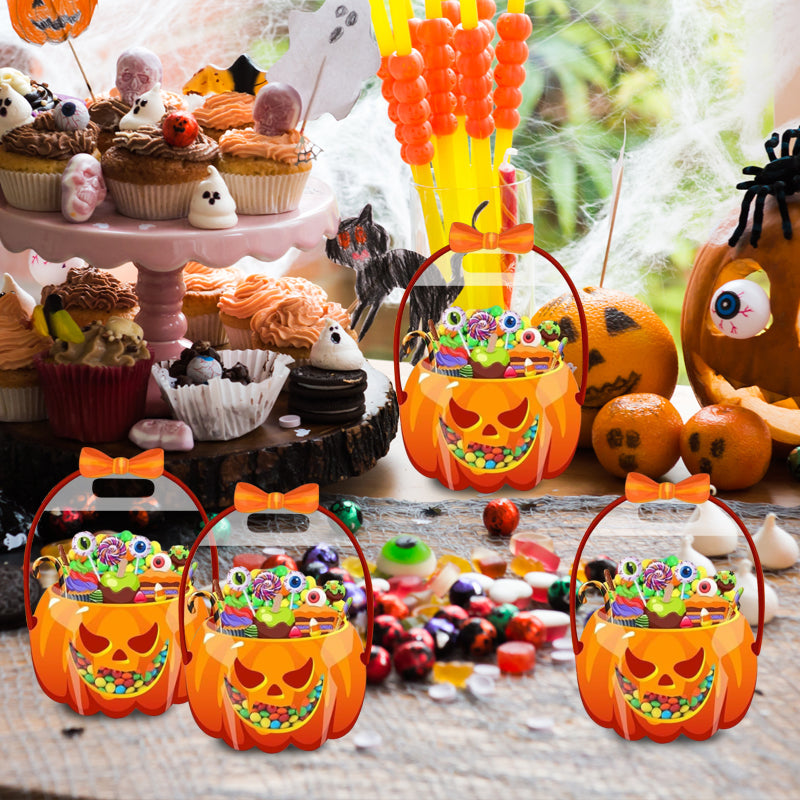 PumpkinJoy – Halloween Transparent Favor Bags