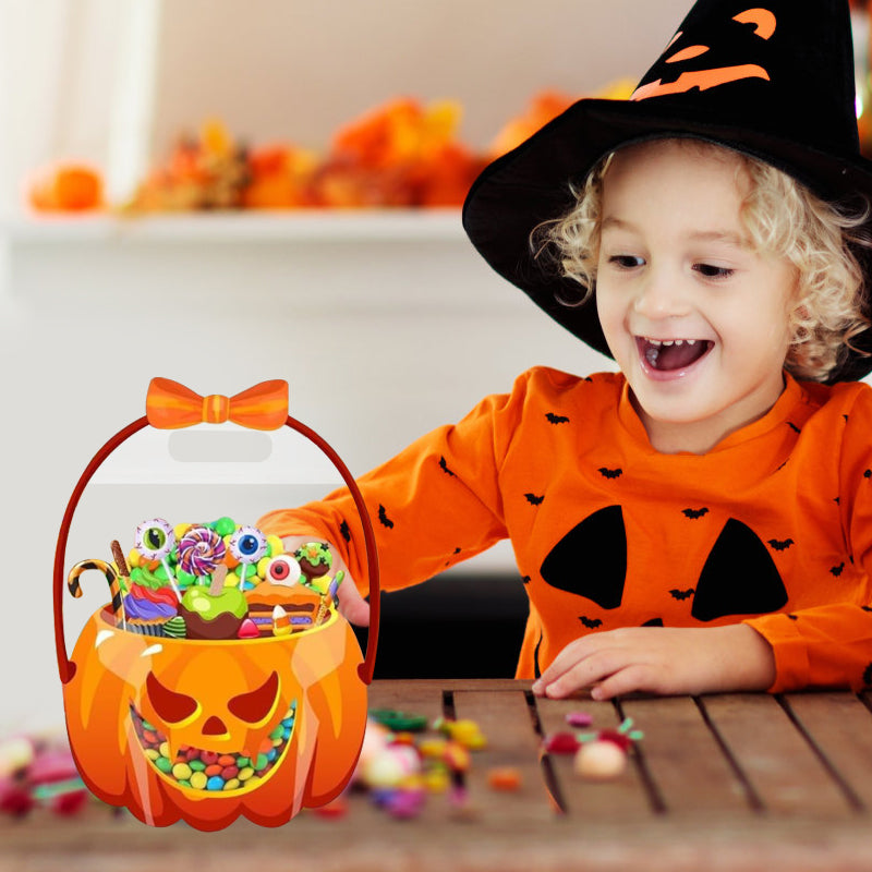 PumpkinJoy – Halloween Transparent Favor Bags