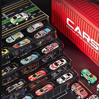SpeedBox – 48-Car Pull-Back Garage Playset