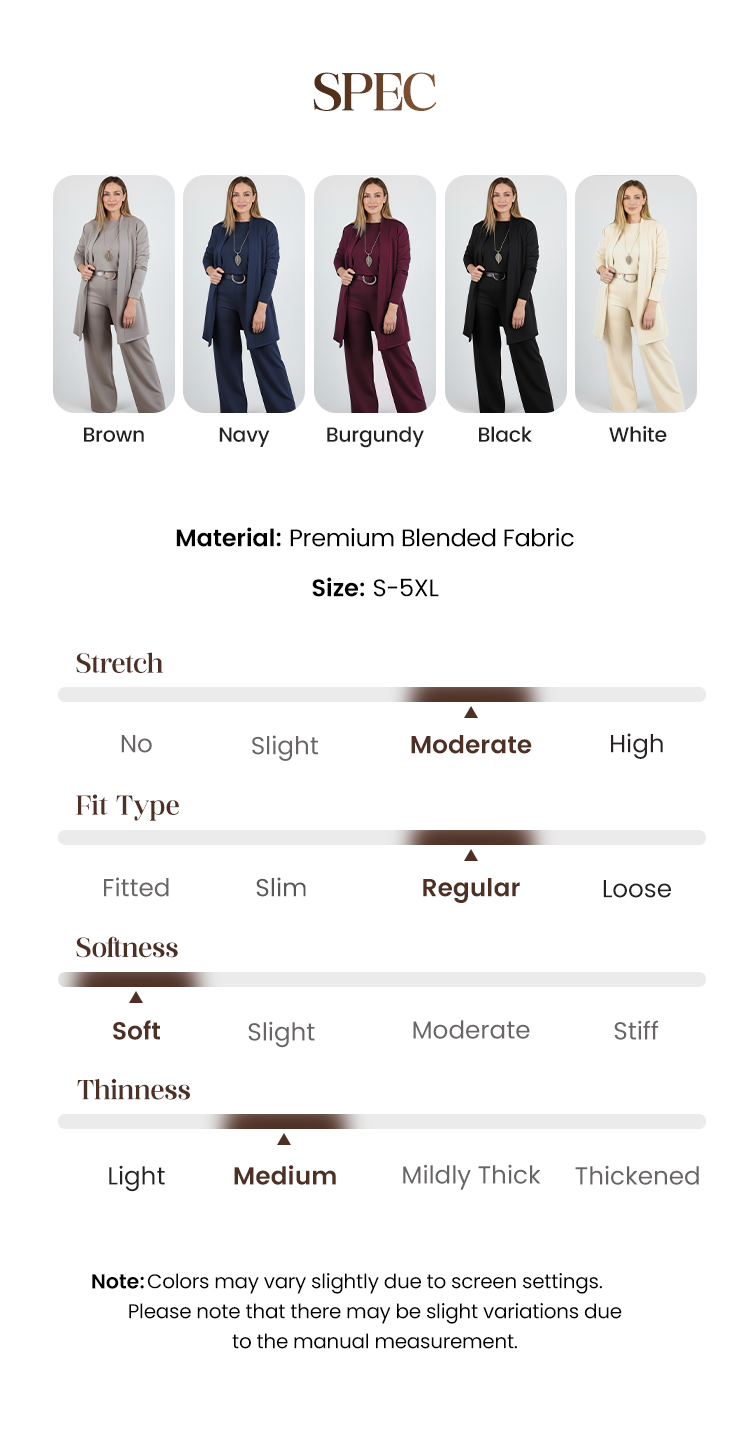 CELINE - Sophisticated 3-Piece Cardigan Set